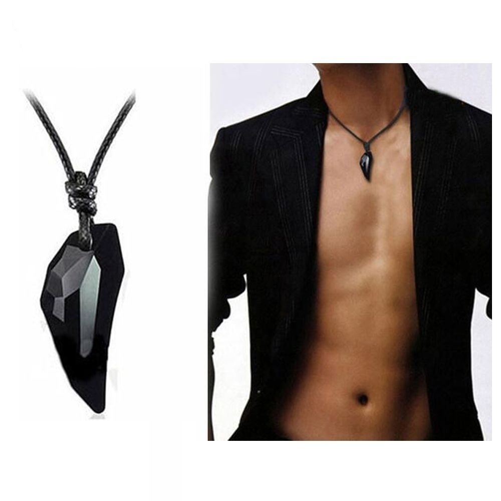 UsmallLifes King Man&#39;s Fashion Wolf Teeth Necklace  Rope Chains Necklaces Boyfriend Gift US Mall Lifes