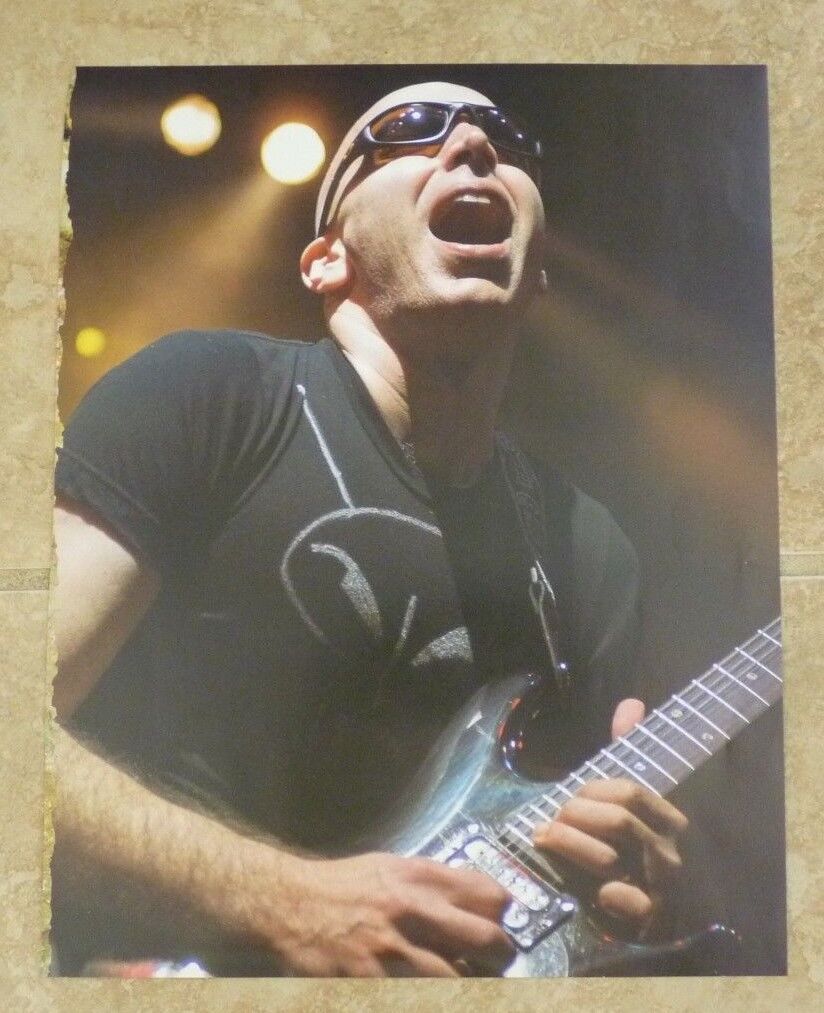 Joe Satriani Guitarist 12x9 Coffee Table Book Photo Poster painting Page