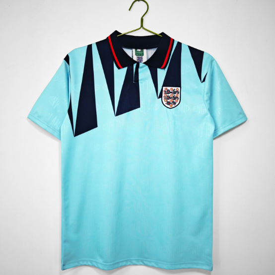 Retro England 1992 Third Away Football T-Shirt Thai Quality