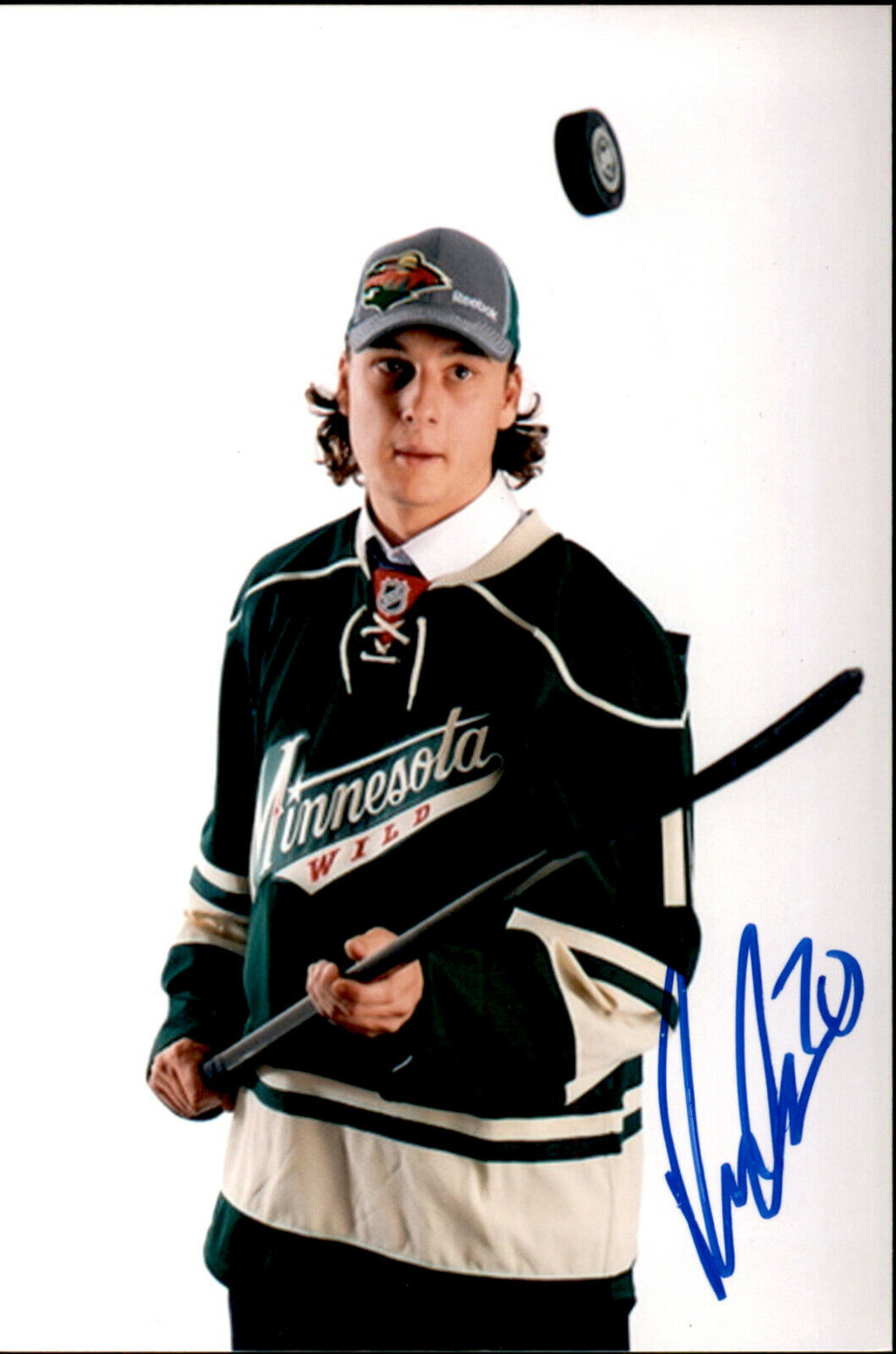 Raphael Bussieres SIGNED autographed 4x6 Photo Poster painting MINNESOTA WILD