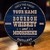 Whiskey Bar Customized Tin Painting / Wooden Painting (Round 12*12 inches)