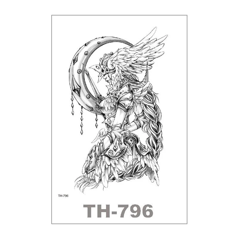 SDRAWING Temporary Tattoo For Women Sexy Tattoo Stickers Body Art Tattoo Chest Stickers Arm Tattoo Men Fashionable Fake Tatoo Cool Tattoo