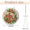 Christmas Stockings 2D Flat DIY Diamond Painting Pendant 9.84x9.84in