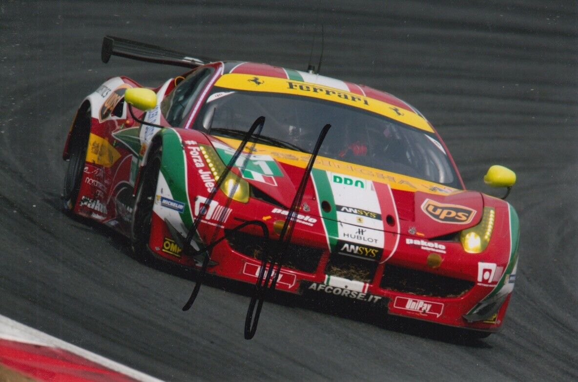 Davide Rigon Hand Signed 6x4 Photo Poster painting Le Mans Autograph Ferrari