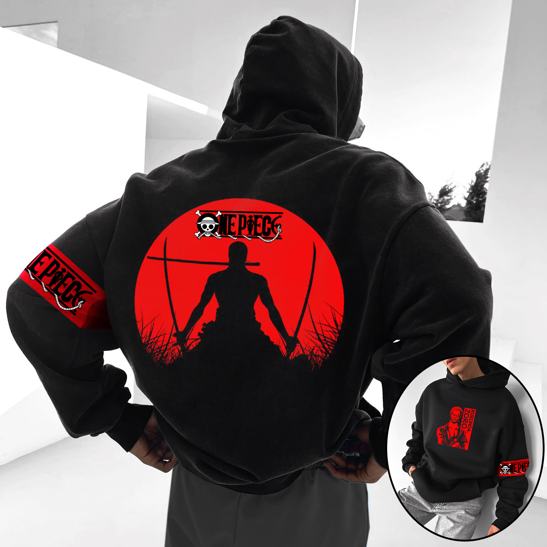 Oversize "One Piece" Hoodie