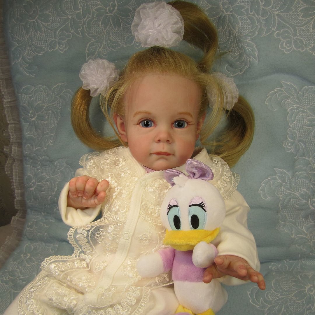 17'' Realistic And Lifelike Reborn Baby Cute Girl Doll Adalynn