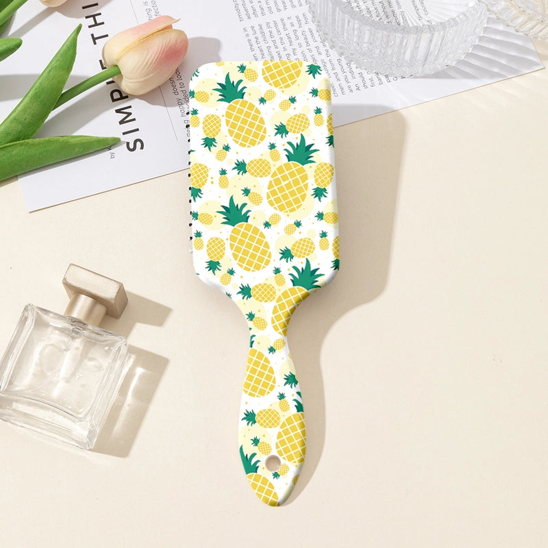 Minimalist Fruit Strawberry Pineapple ABS Hair Comb 1 Piece