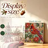 Christmas DIY Special Shape Diamond Painting Pearl Art With Inner Frame Kit 25x25cm(Christmas Cardinal)