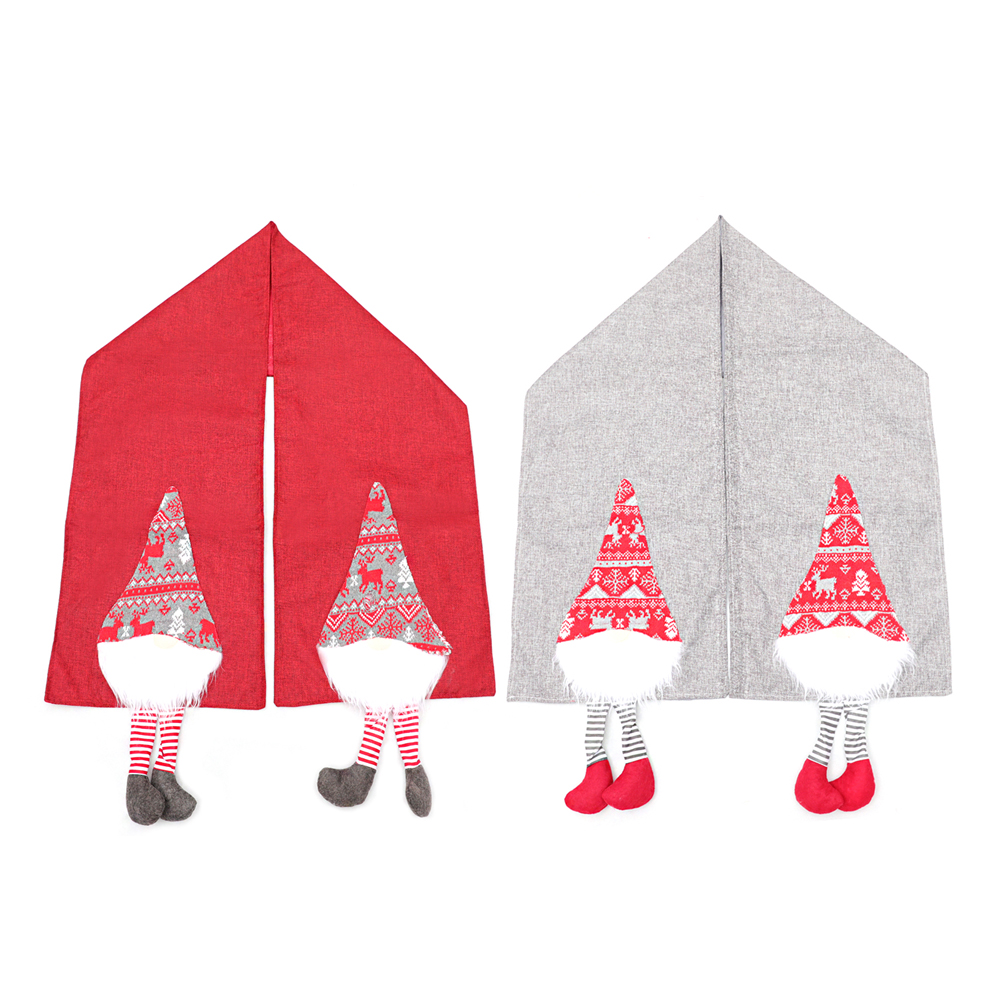 

Cartoon Faceless Doll Christmas Table Flag Linen Tablecloth Table-Runner, Red, 501 Original