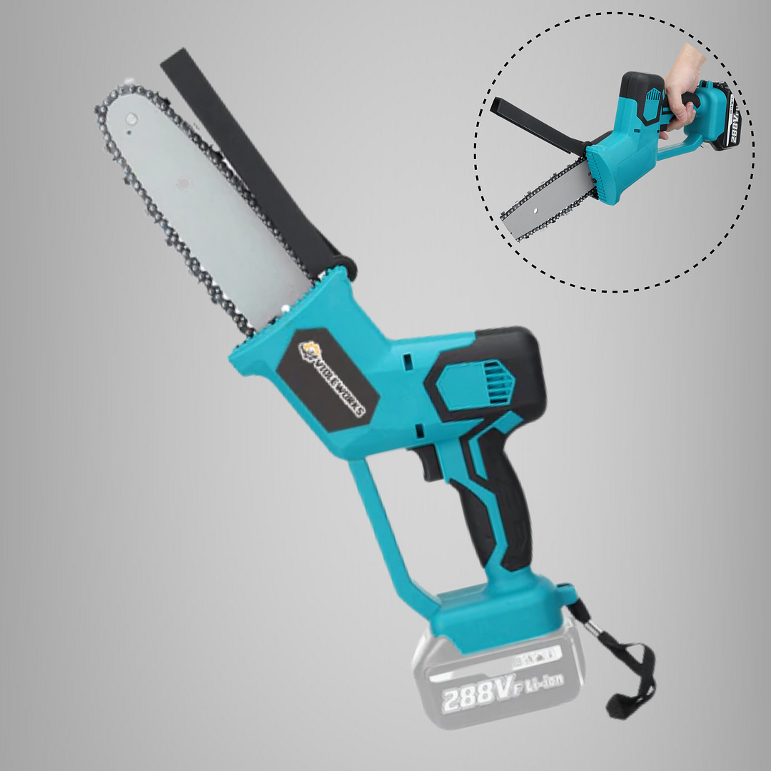 8" Cordless Electric Chainsaw Brushless Motor - vzzhome