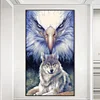 Eagle Wolf-Full Round Diamond Painting(70*40cm)