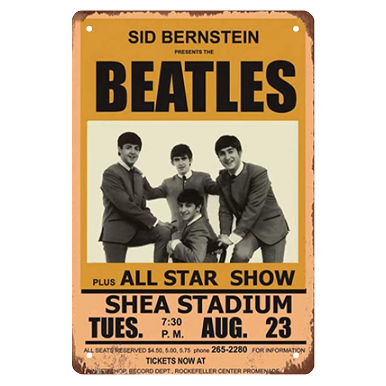 【Multi Size】The Beatles - Vintage Tin Signs