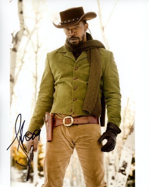 JAMIE FOXX signed autographed DJANGO UNCHAINED Photo Poster painting