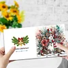 6Pcs Diamond Painting Snowman Greeting Cards Congratulations Cards & Gifts