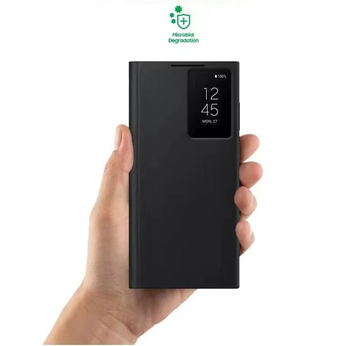 Suitable For Samsung S22ultra Chip Leather Phone Case