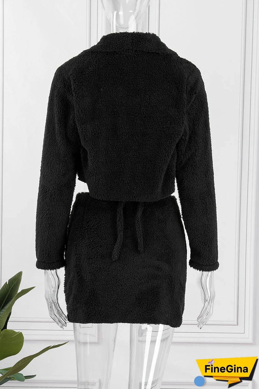 Pink Sexy Casual Solid Basic Turndown Collar Long Sleeve Two Pieces