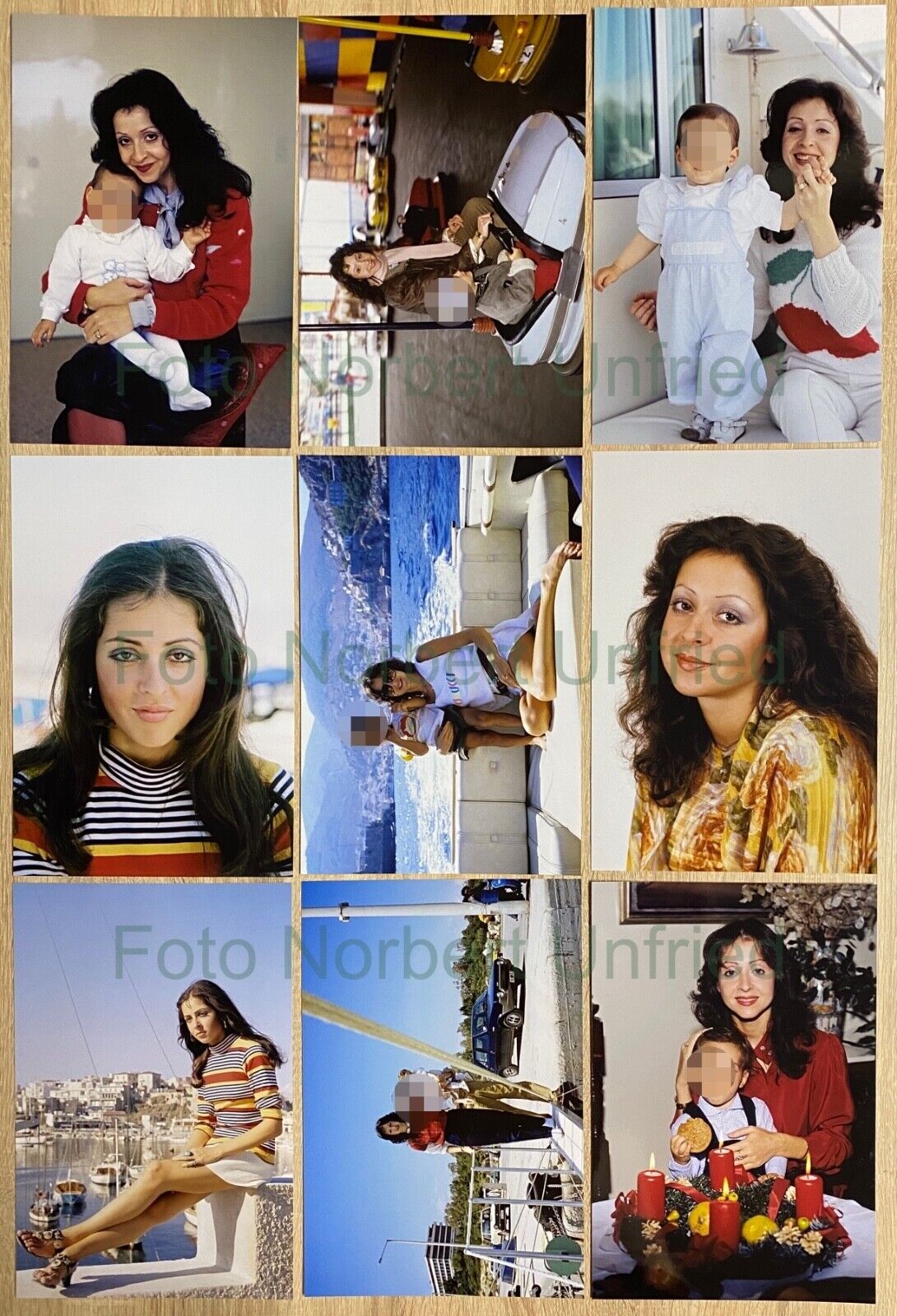 9x Vicky Leandros Photo Poster painting 20 x 30 cm A4 Affiche Format sans Autographe (Plakat-116