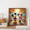 Disney Mickey Mouse-plein diamant rond peinture-30 * 30cm