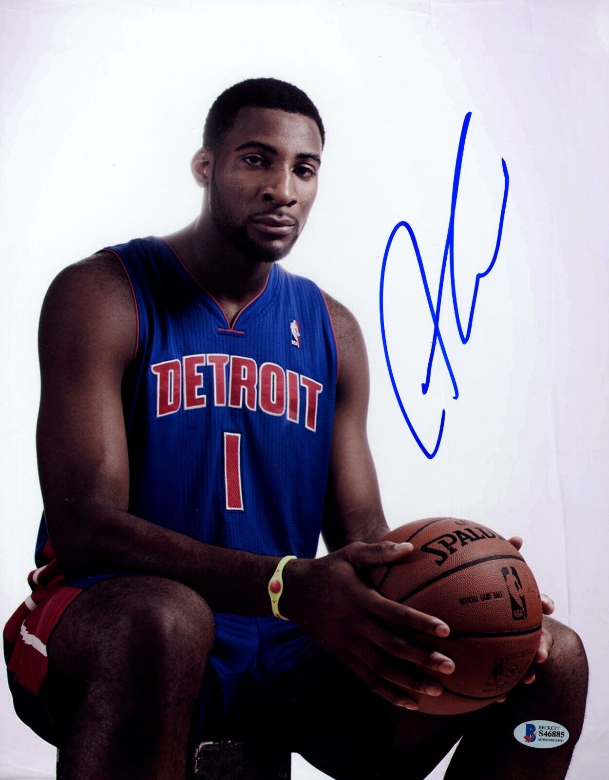 Andre Drummond Signed 11x14 Photo Poster painting Beckett BGS COA Auto RC Lakers Pistons Rookie