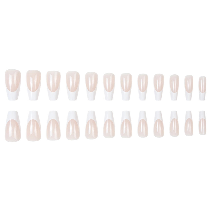 Minimalist Color Block ABS Press-on Nails 1 Set