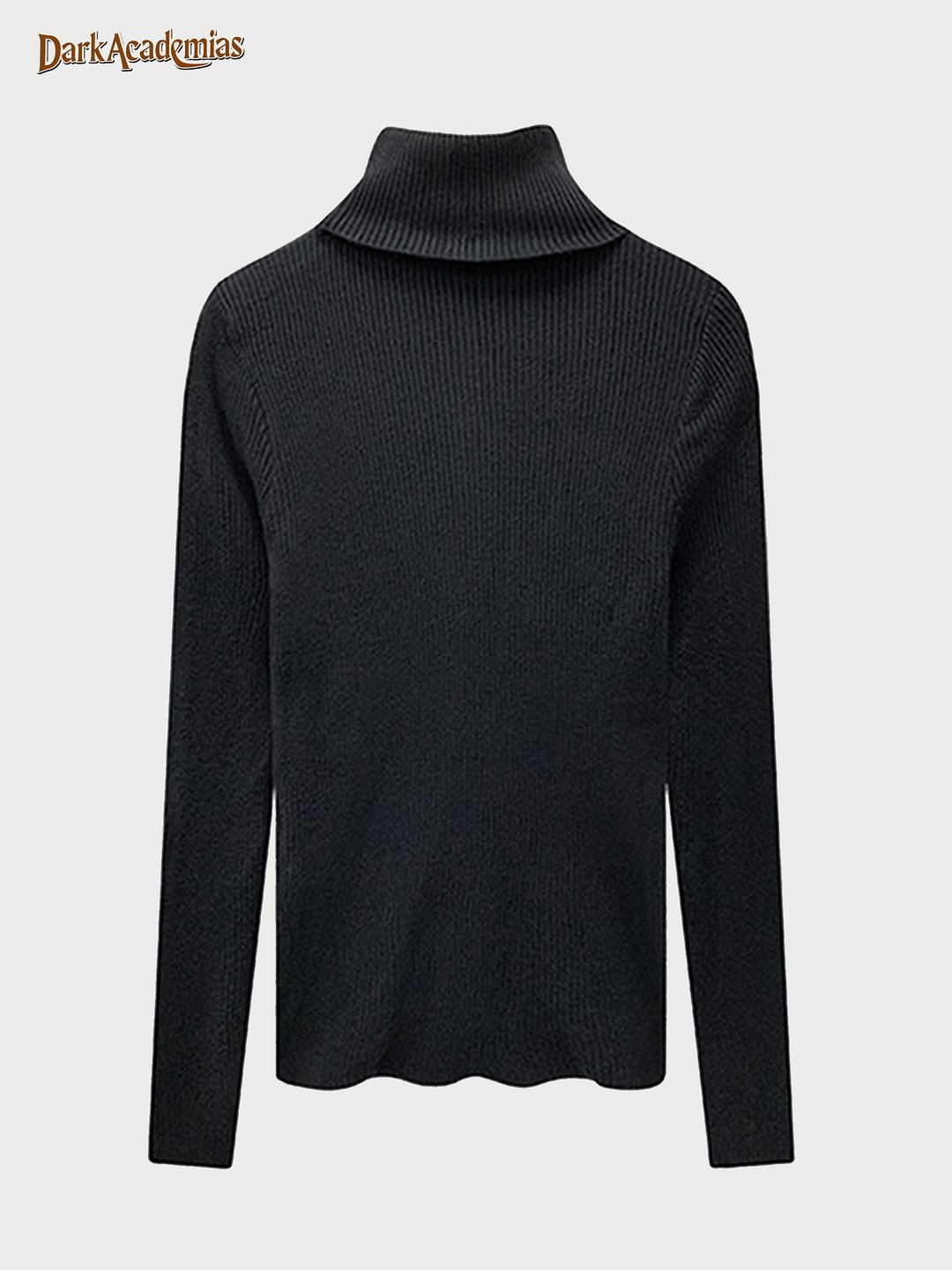 Dark Vintage Ladies Pullover Turtleneck