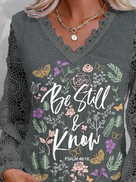 Women Half Sleeve V-neck Solid Color Dress