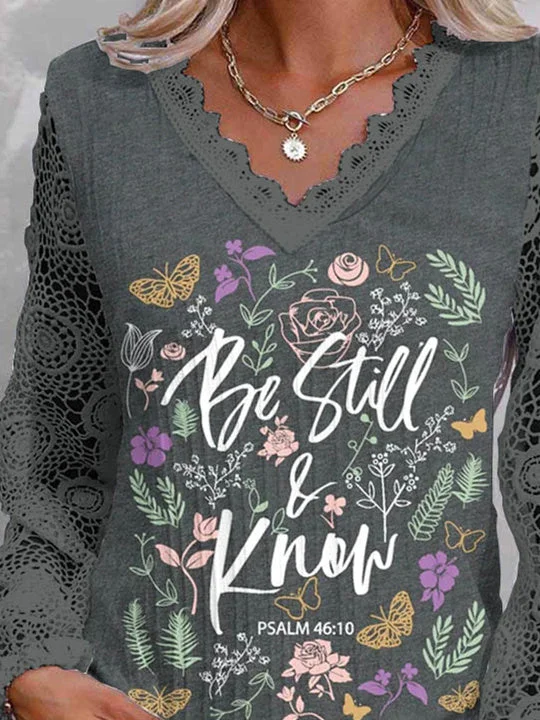 Women Half Sleeve V-neck Solid Color Dress