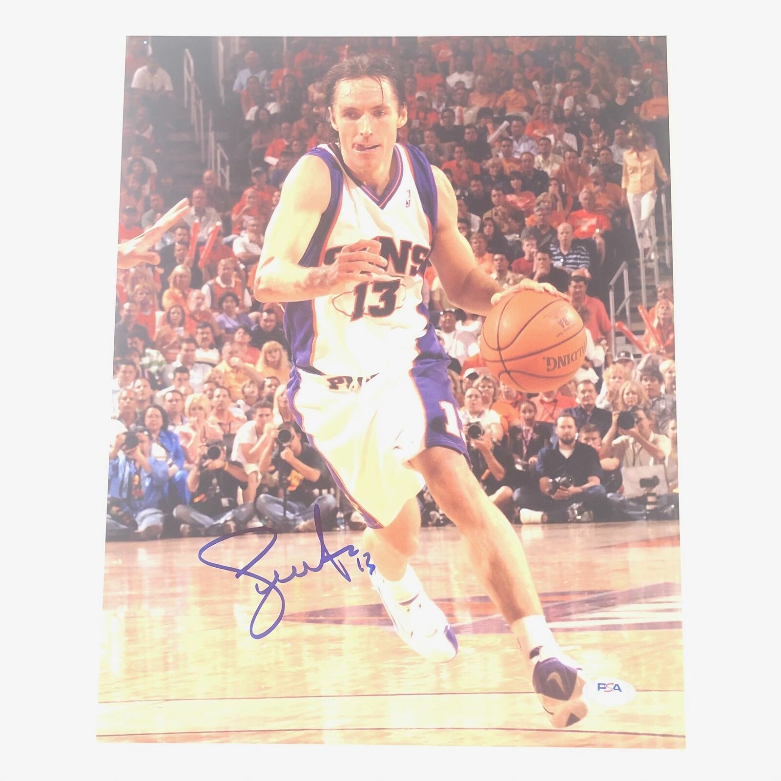 Steve Nash signed 11x14 Photo Poster painting PSA/DNA Phoenix Suns Autographed