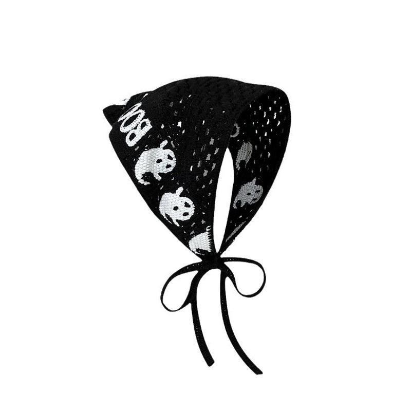 French Retro Turban Women’s Triangle Scarf Hair Belt Spring And Summer Travel Sweet Cute Handmade Crochet Artistic Style Baotou Hat