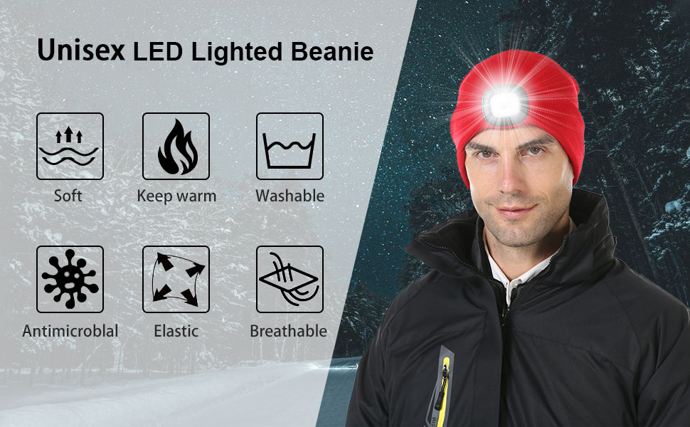LED Lighted Beanie