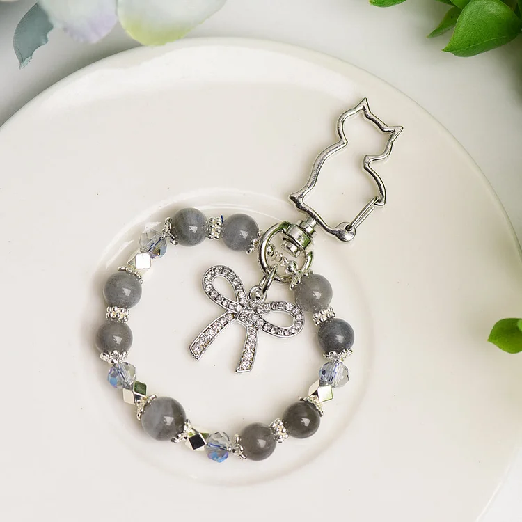 Crystal Bag Hanging Key Chain with Decor