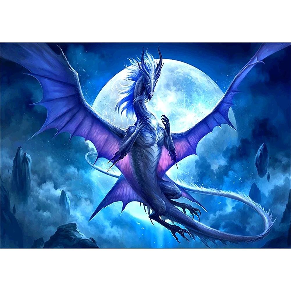 Full Round Diamond Painting - Noble Dragon(30*40cm)