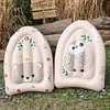 Inflatable Kickboard with Handles Summer Surfing Board Children Water  (Bear)