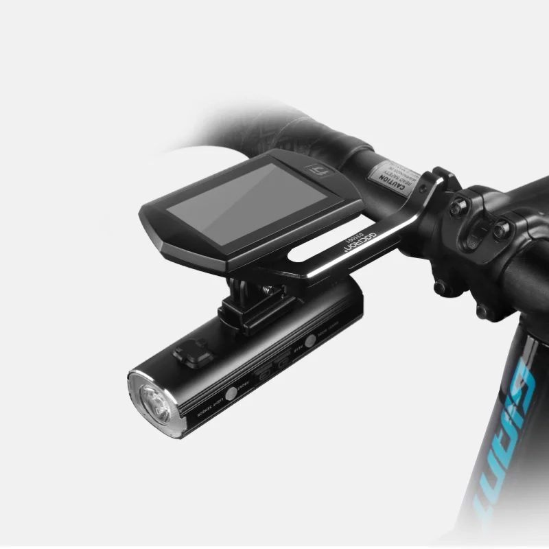 Gaciron H10C Bike Computer Mount for Garmin Bicycle Aluminum Bracket For Gopro Camera & Stopwatch Adjustable Cycling Lamp Holder
