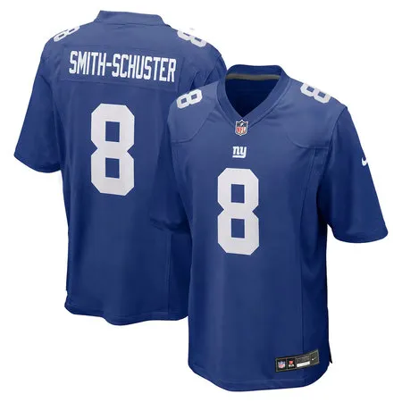 Youth New York Giants #8 JuJu Smith-Schuster Nike Royal Team Game Jersey