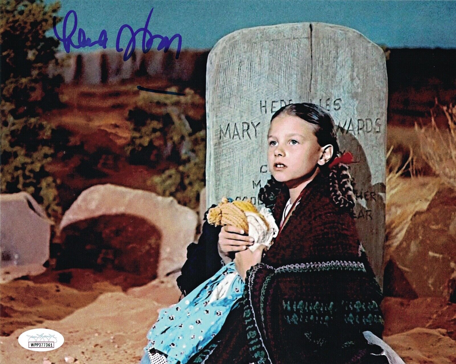 LANA WOOD Signed The Searchers WESTERN 8x10 Photo Poster painting In Person Autograph JSA COA