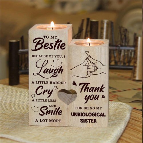 Last Day 49% OFF - Smile A Lot More - Candle Holder