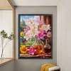 Window Lily-9CT Stamped Cross Stitch 60*80cm/23.62*31.5in(Big Size)