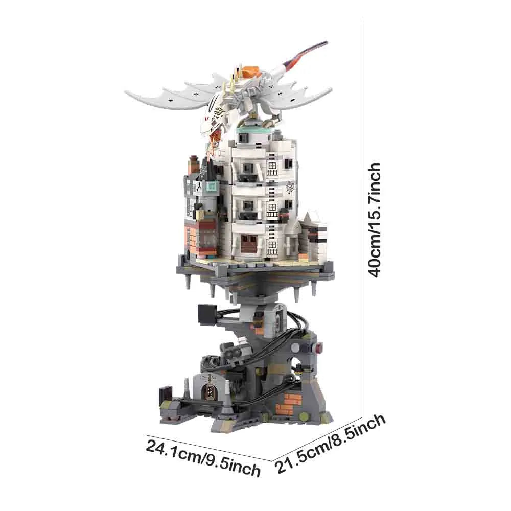 Movie Expert Harry Potter Gringotts Ghost Castle Bricks Toy