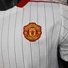 Joyfball 2025/2026 Player Version Manchester United Casual Style White Football Shirt  1:1 Thai Quality（The player version jersey is a bit tight, please pay attention to the size selection）