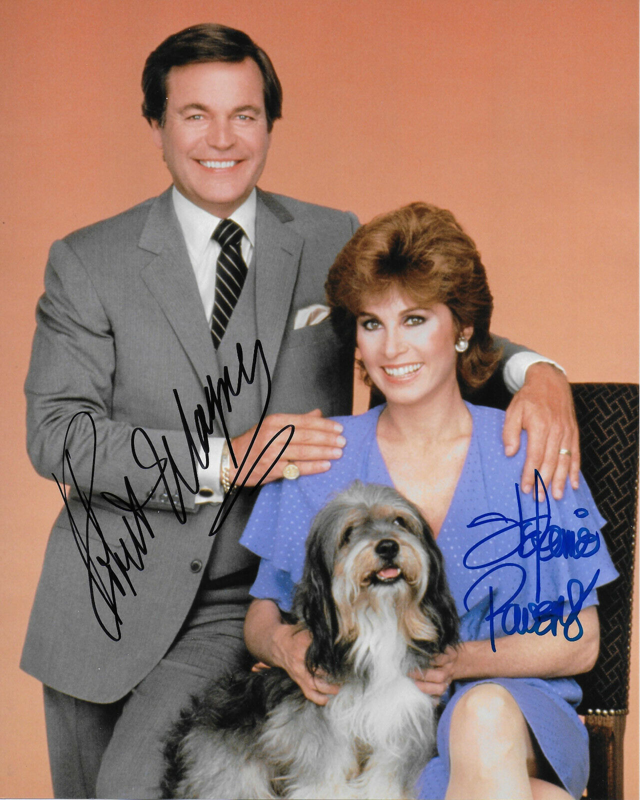 Robert Wagner & Stefanie Powers Hart to Hart Original Autographed 8X10 Photo Poster painting #9