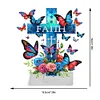 DIY Butterfly Cross-Diamond Painting Ornaments（Single-Sided）