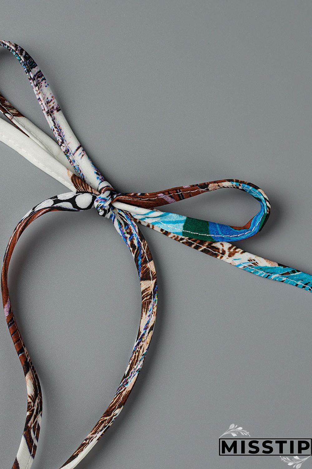 Gradient Color Fashion Casual Print Bandage Backless Halter Sleeveless Dress Dresses