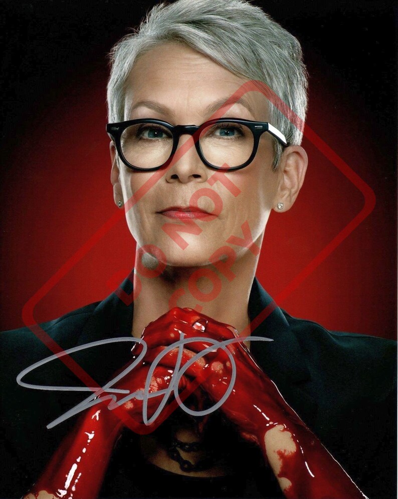 Jamie Lee Curtis Scream Queen 8.5x11 Autographed Signed Reprint Photo Poster painting