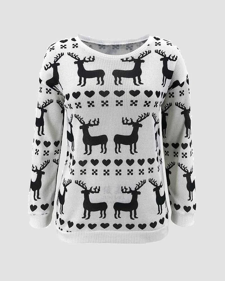Reindeer Passage Graphic Sweater