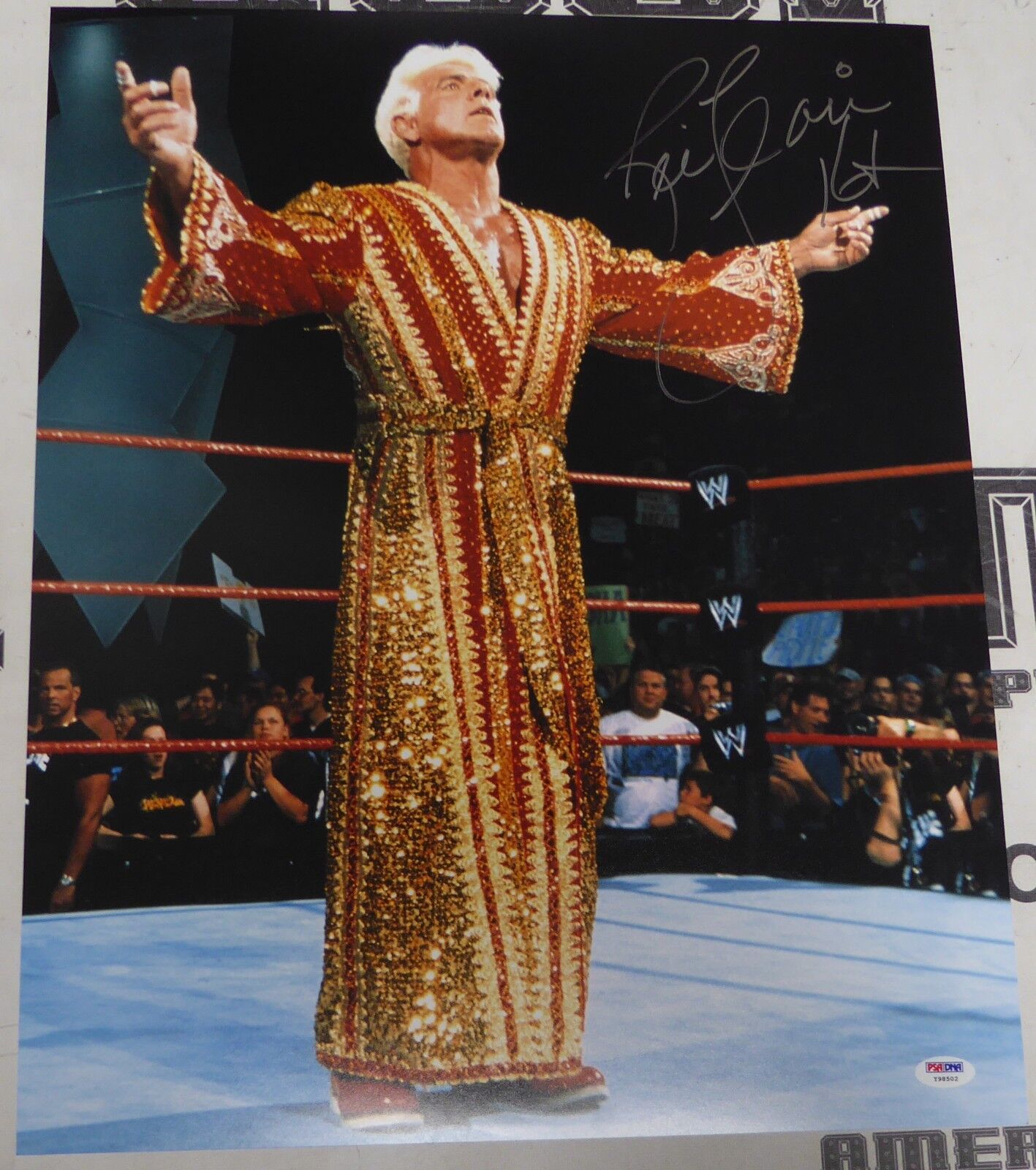 Ric Flair Signed WWE 16x20 Photo Poster painting PSA/DNA COA Autograph Picture WCW NWA 16x Champ