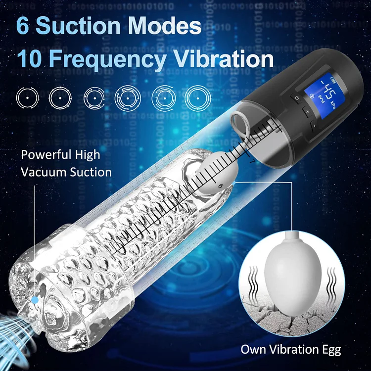 6 Suction 10 Vibrations Electric Vacuum Pump Growth Pump
