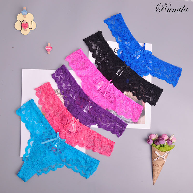 Sexy Lace Low Rise Thong
