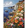 Cliff Flower Sea-14CT Stamped Cross Stitch Egyptian Cotton 40*55cm/15.75*21.65in tapestrymarket