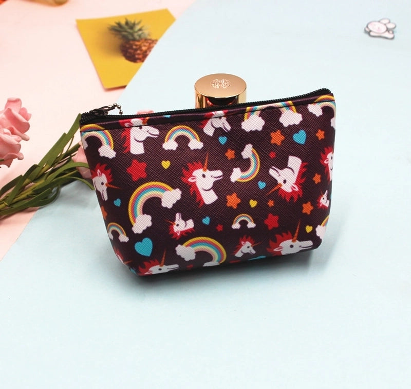 Women’s Pu Leather Zipper Kids Wallets